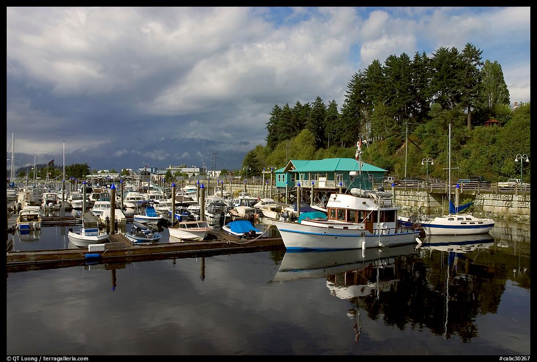 Small boat harbor, Port Alberni. Vancouver Island, British Columbia, Canada