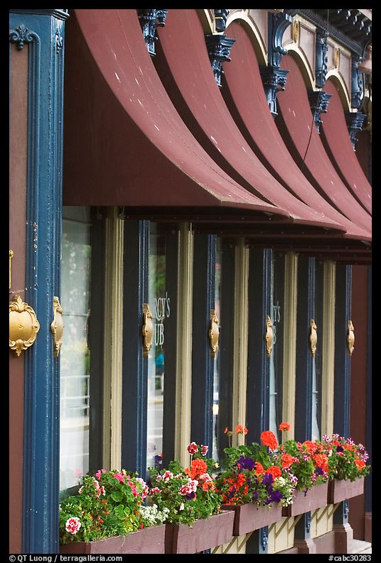 Pub facade detail. Victoria, British Columbia, Canada