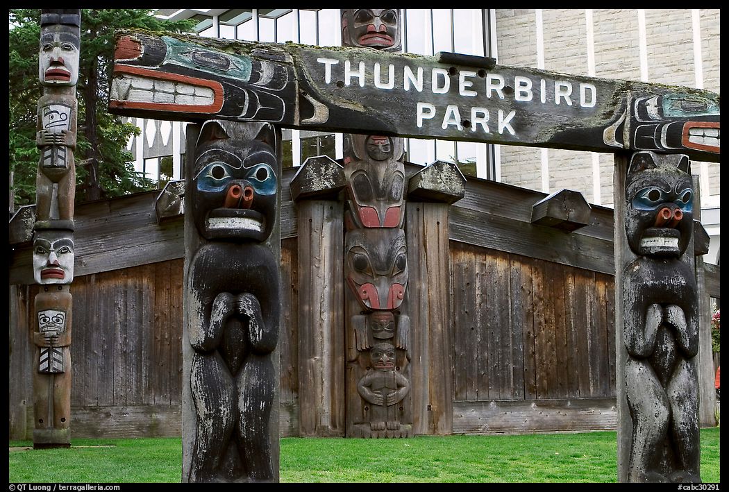 Thunderbird Park. Victoria, British Columbia, Canada