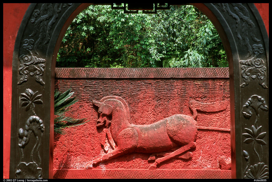 Mahaoya Bowuguan, burial site from the Eastern Han dynasty AD 25-220.. Leshan, Sichuan, China