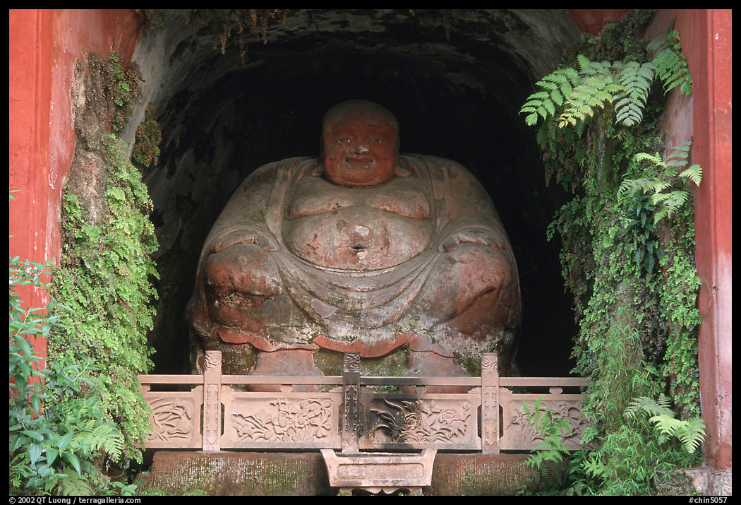 Statue. Leshan, Sichuan, China