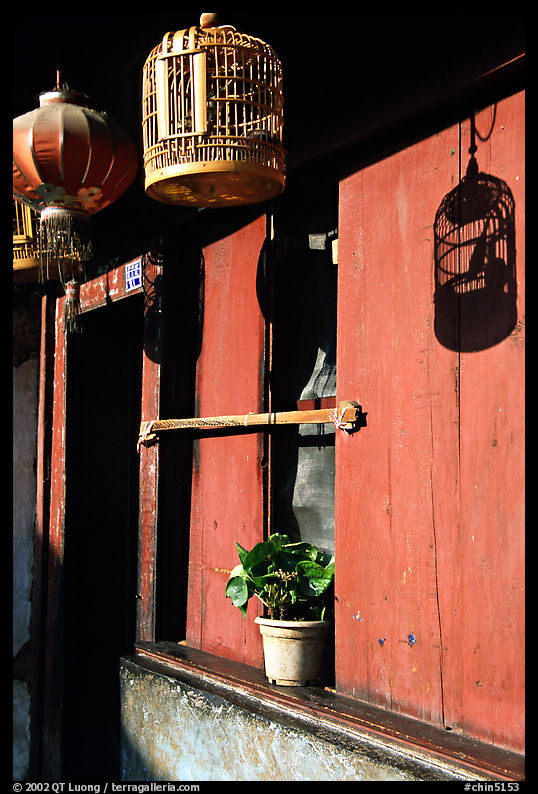 House facade. Lijiang, Yunnan, China