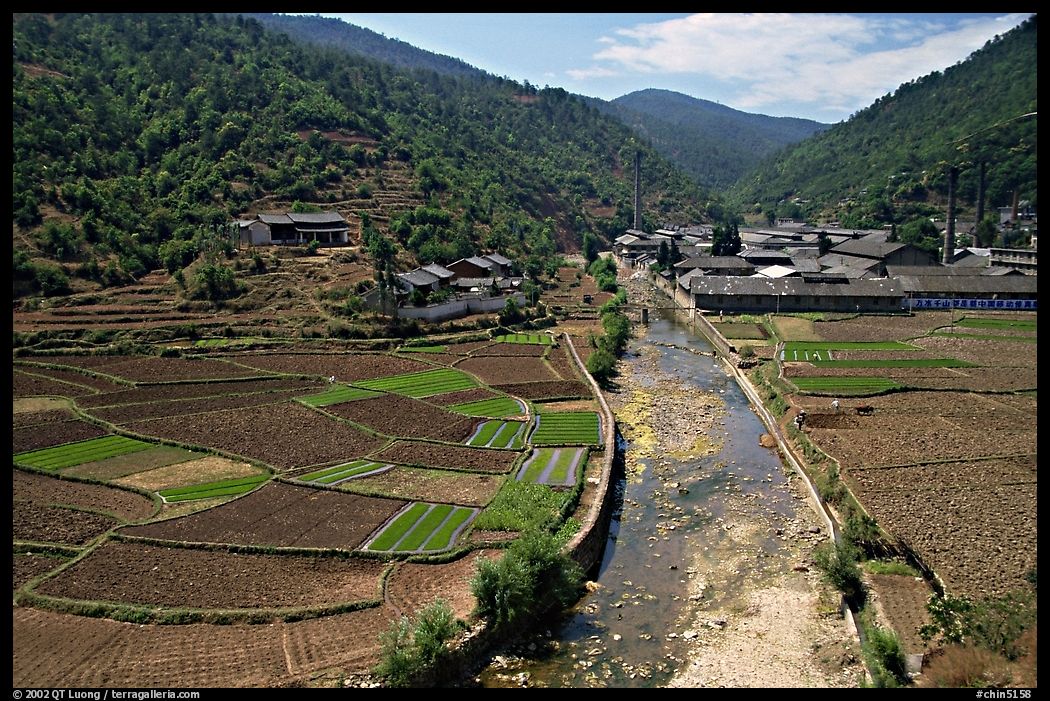 Village on the road between Lijiang and Panzhihua.