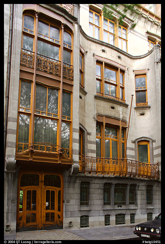 Hotel Solvay, an Art Nouveau masterpiece. Brussels, Belgium