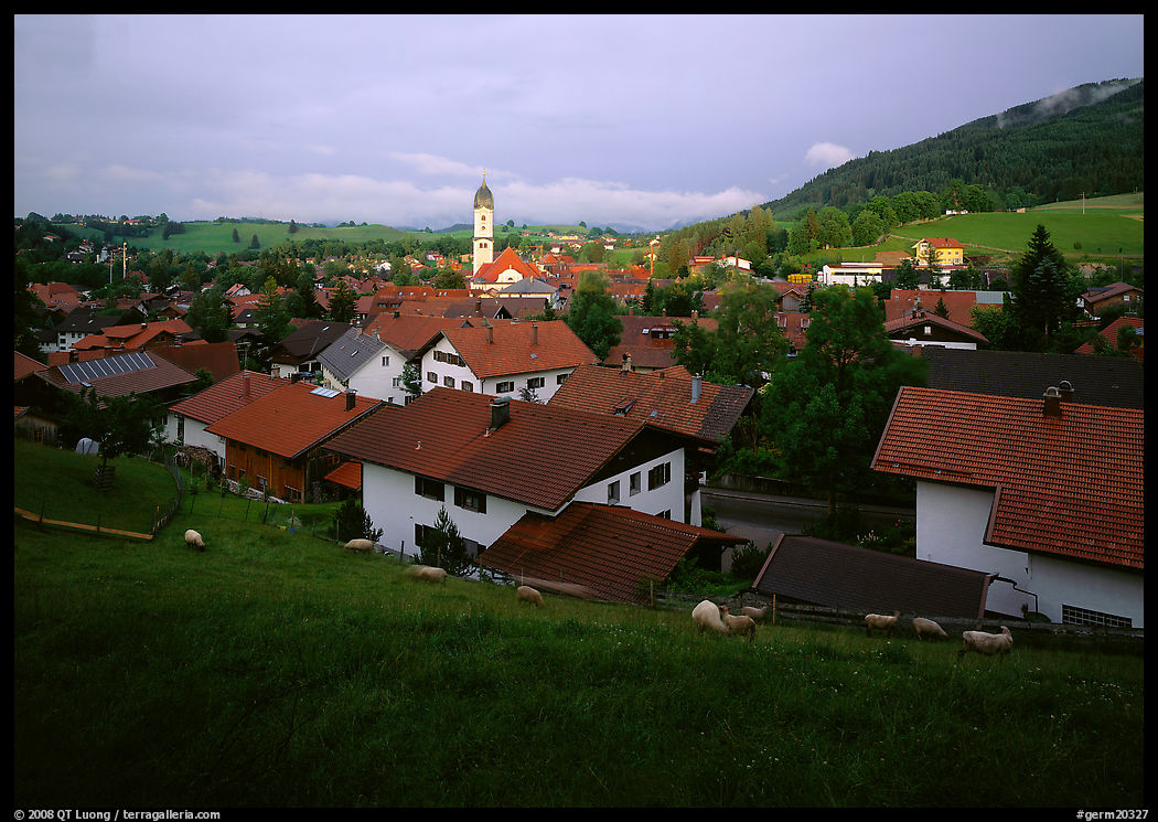 View of Nesselwang. Germany