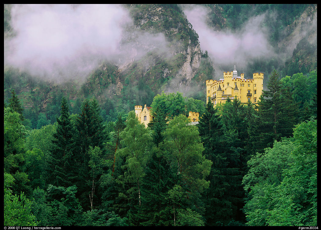Hohenschwangau castle. Bavaria, Germany