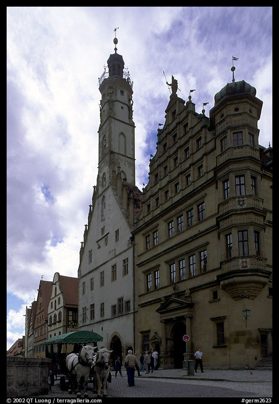 Rathaus. Rothenburg ob der Tauber, Bavaria, Germany