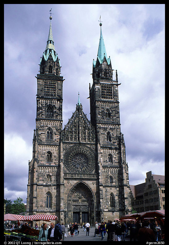 Sankt Lozenz Kirche (cathedral). Nurnberg, Bavaria, Germany