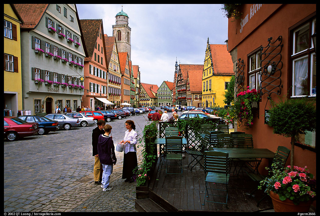 Main plaza,  Dinkelsbuhl. Bavaria, Germany