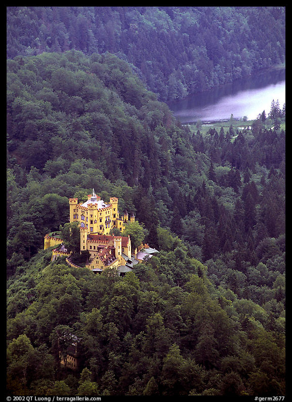 Hohenschwangau, built in 1832 for Maximillien II, King Ludwig's father. Bavaria, Germany