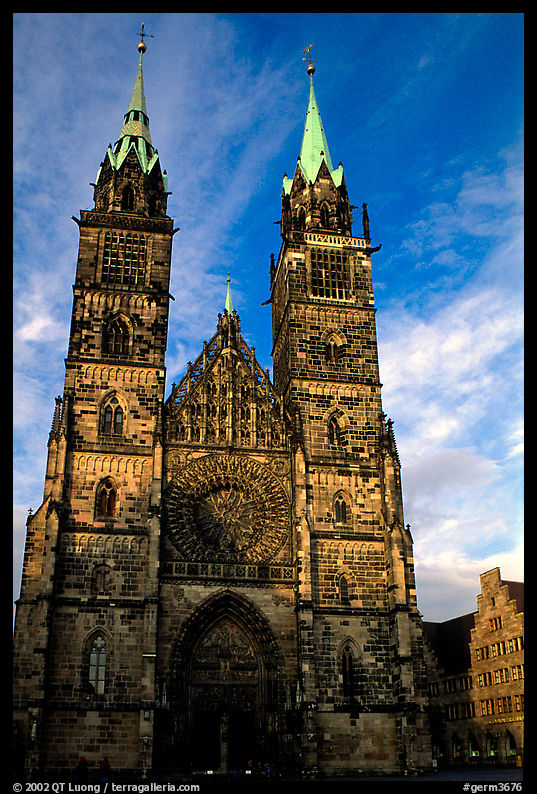 Sankt Lozenz Kirche (cathedral). Nurnberg, Bavaria, Germany