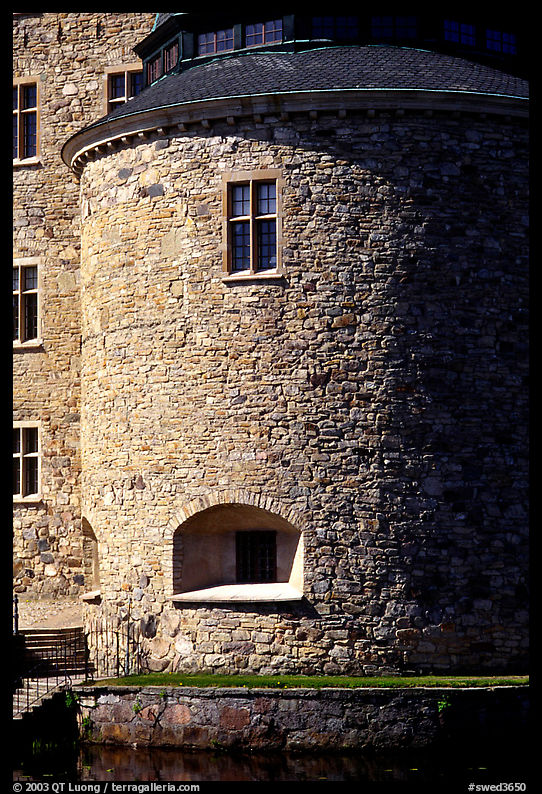 Tower of the Orebro slott, Orebro. Central Sweden