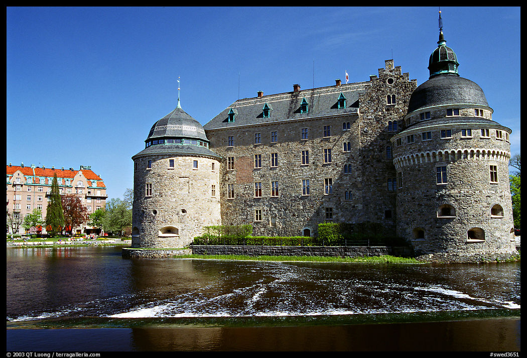 Orebro slott (castle) in Orebro. Central Sweden
