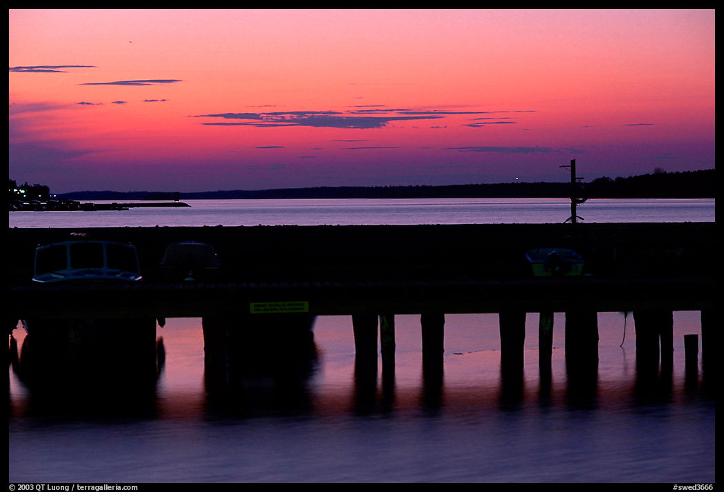 Sunset. Gotaland, Sweden