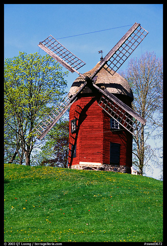 Windmill. Gotaland, Sweden