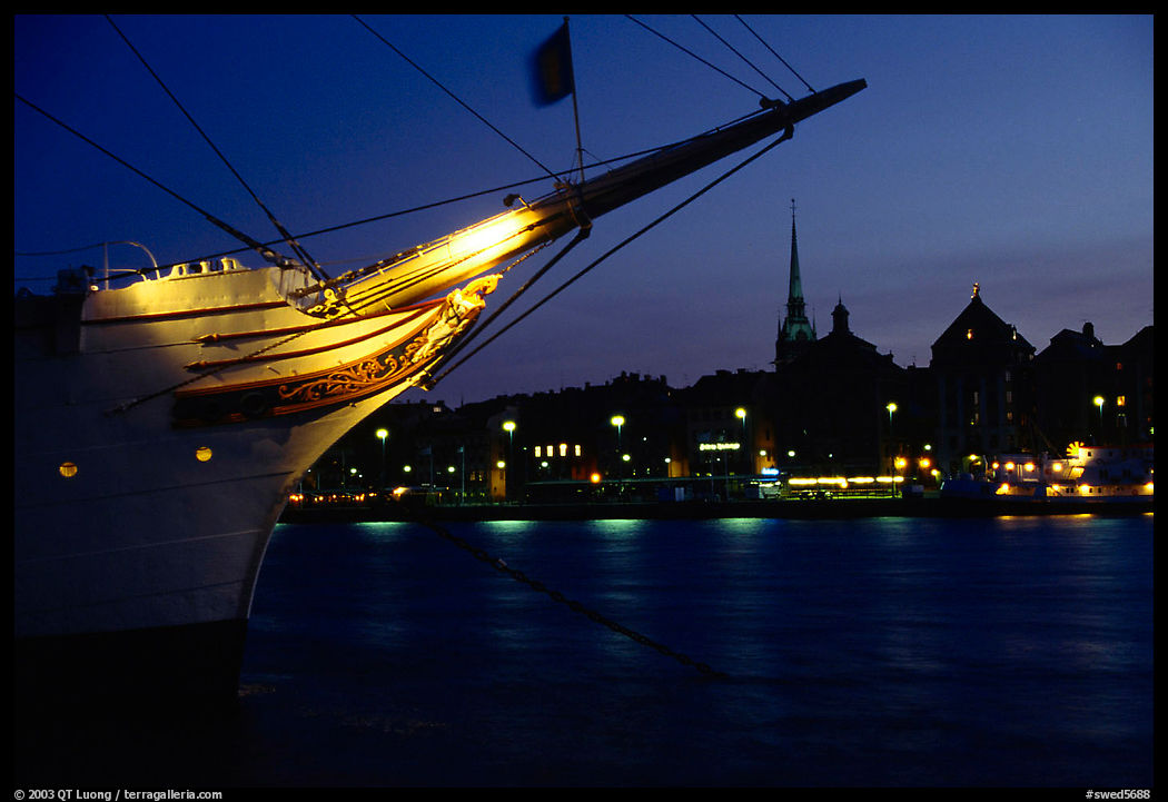 AF Chapman, a boat reconverted into a popular hostel. Stockholm, Sweden