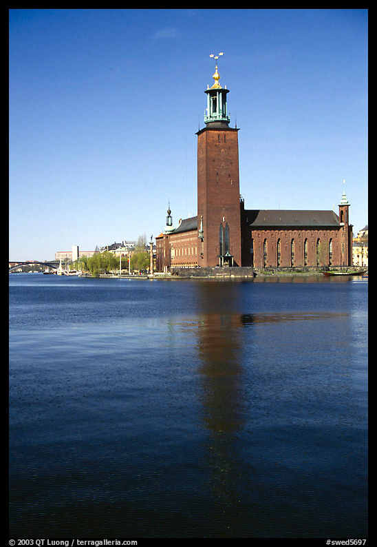 Stadshuset, used for Nobel receptions. Stockholm, Sweden