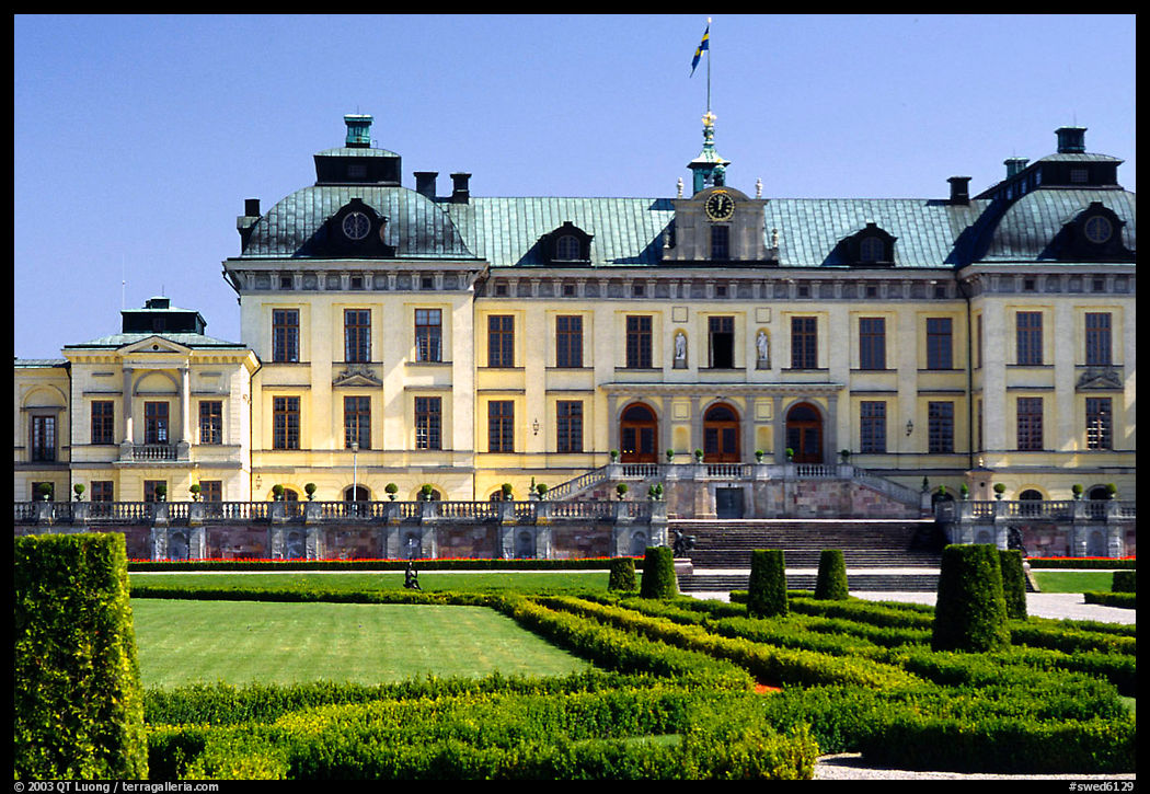 Park and Royal residence of Drottningholm. Sweden