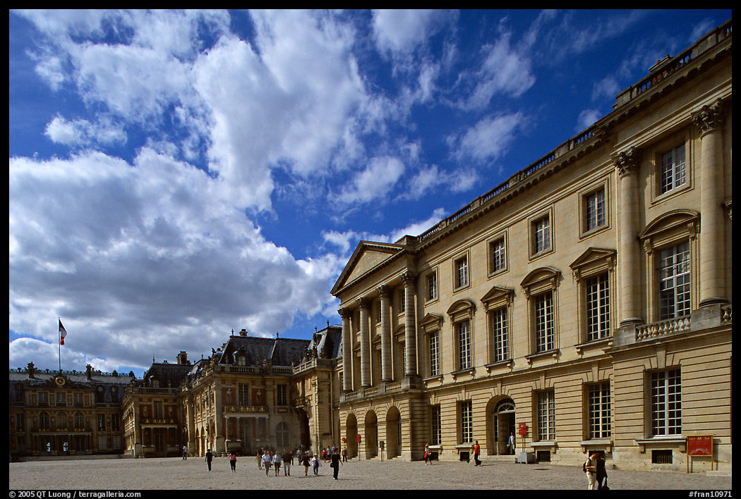 Entrance court of the Palace. France