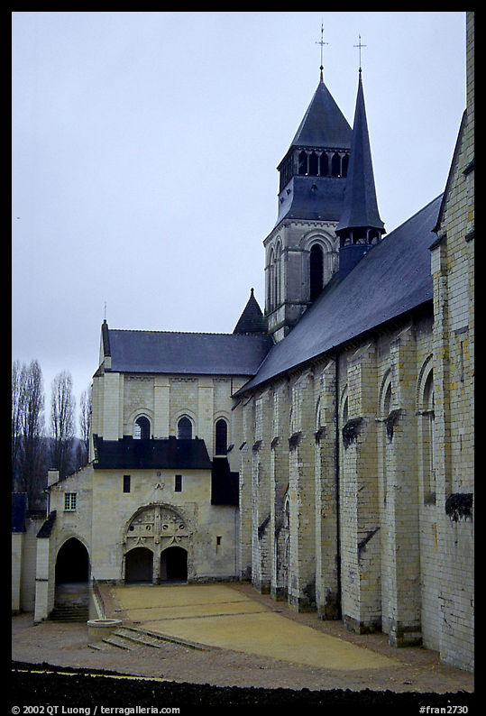 Abbaye de Frontevrault (Abbey of Frontevrault). Loire Valley, France