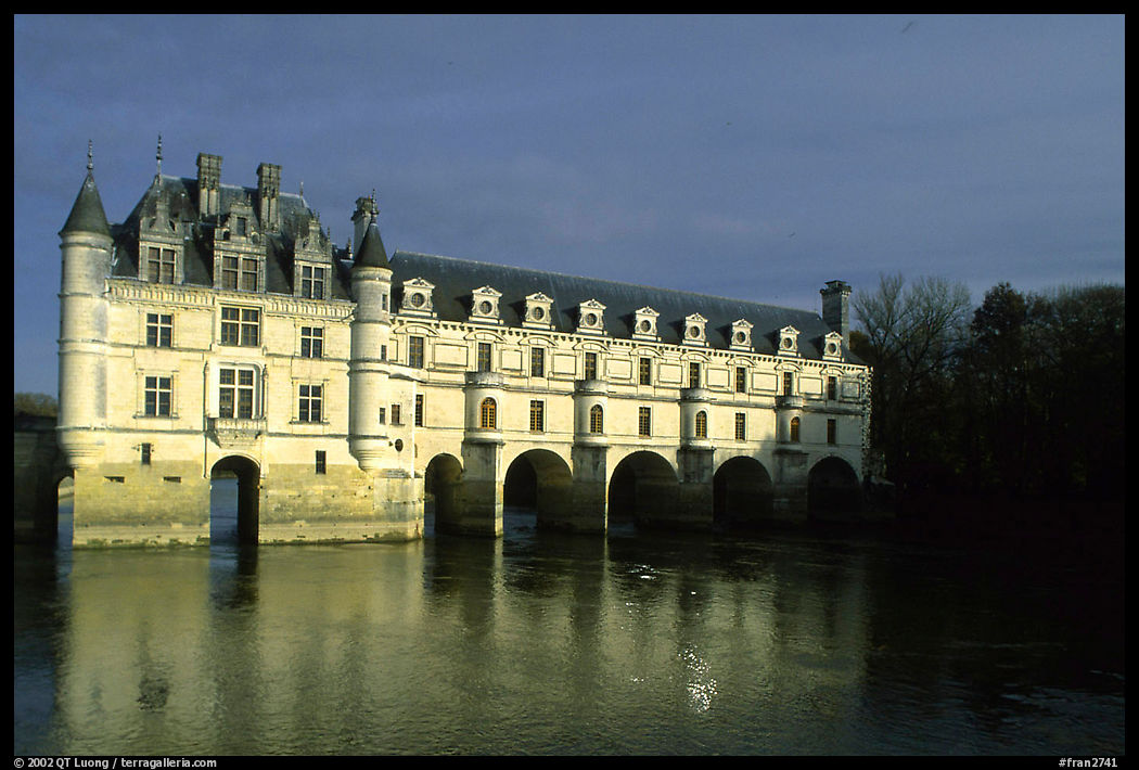 Chenonceaux chateau. Loire Valley, France