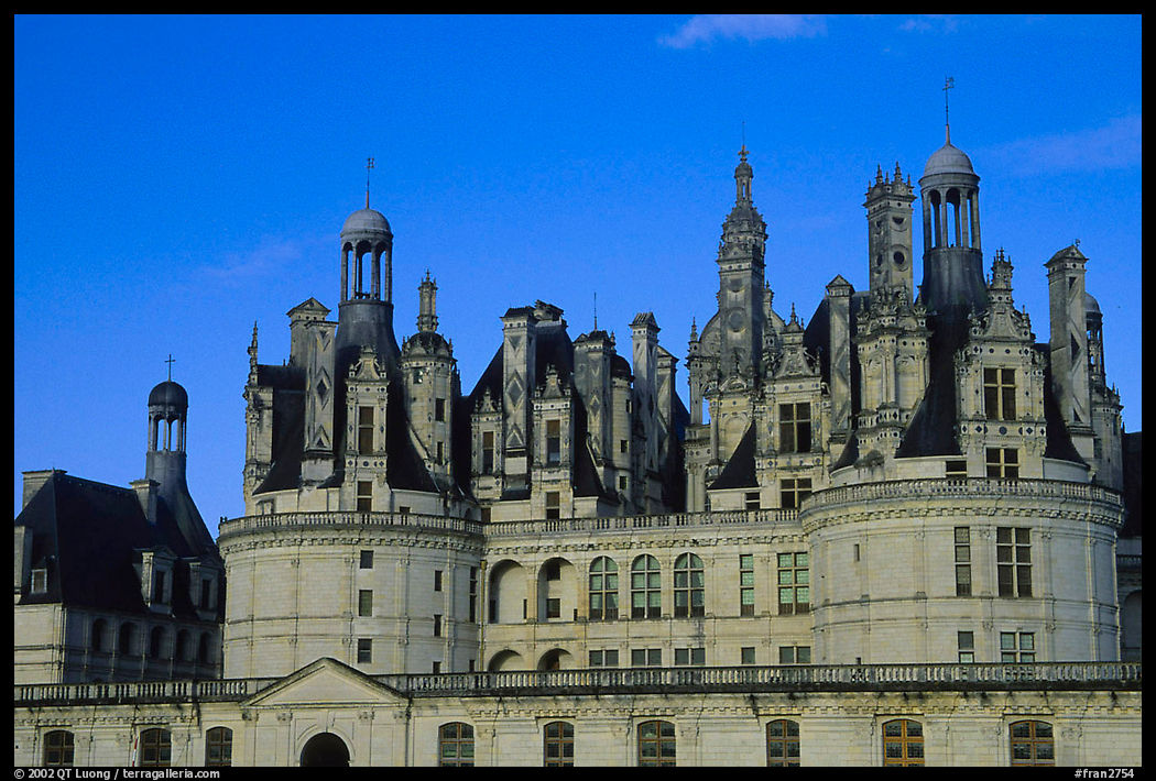 Chambord chateau. Loire Valley, France