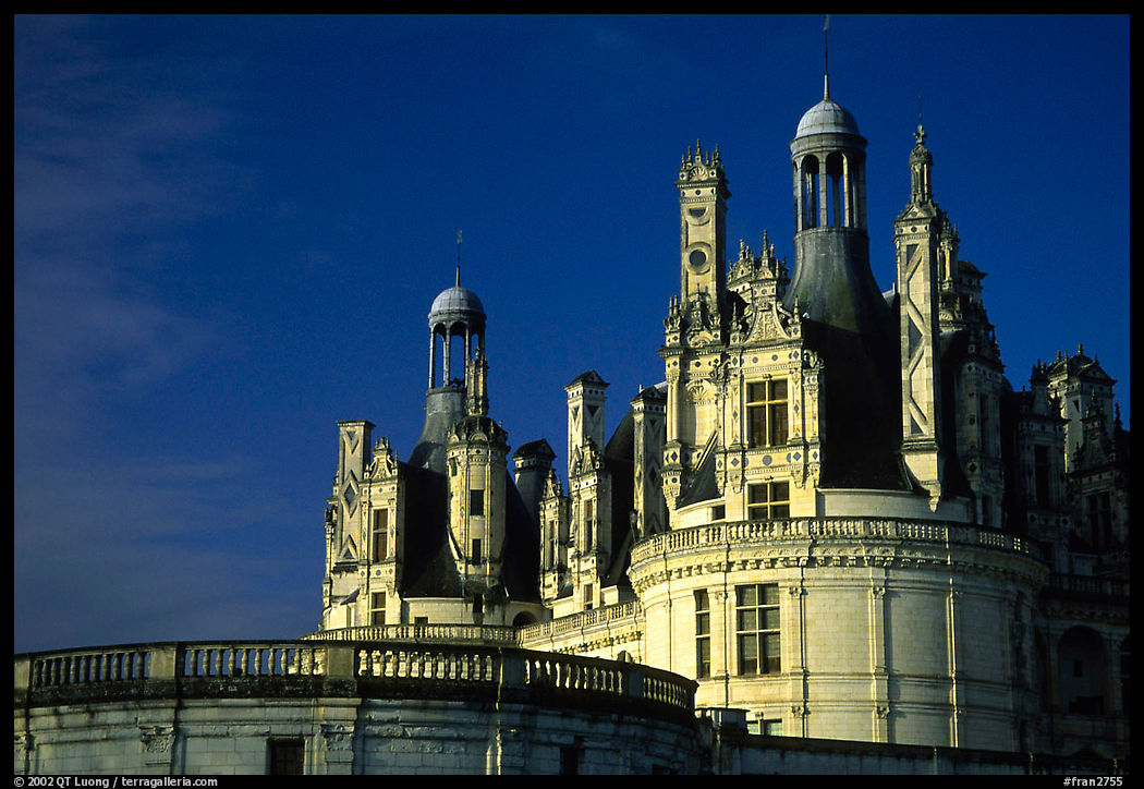 Chambord chateau. Loire Valley, France