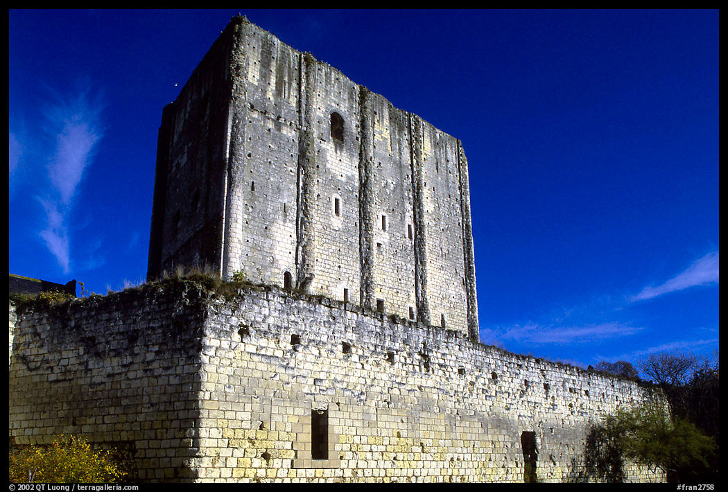 Medieval dungeon of the Loches castle. Loire Valley, France