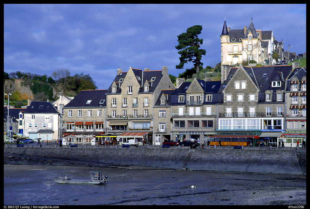 Waterfront of Cancale. Brittany, France