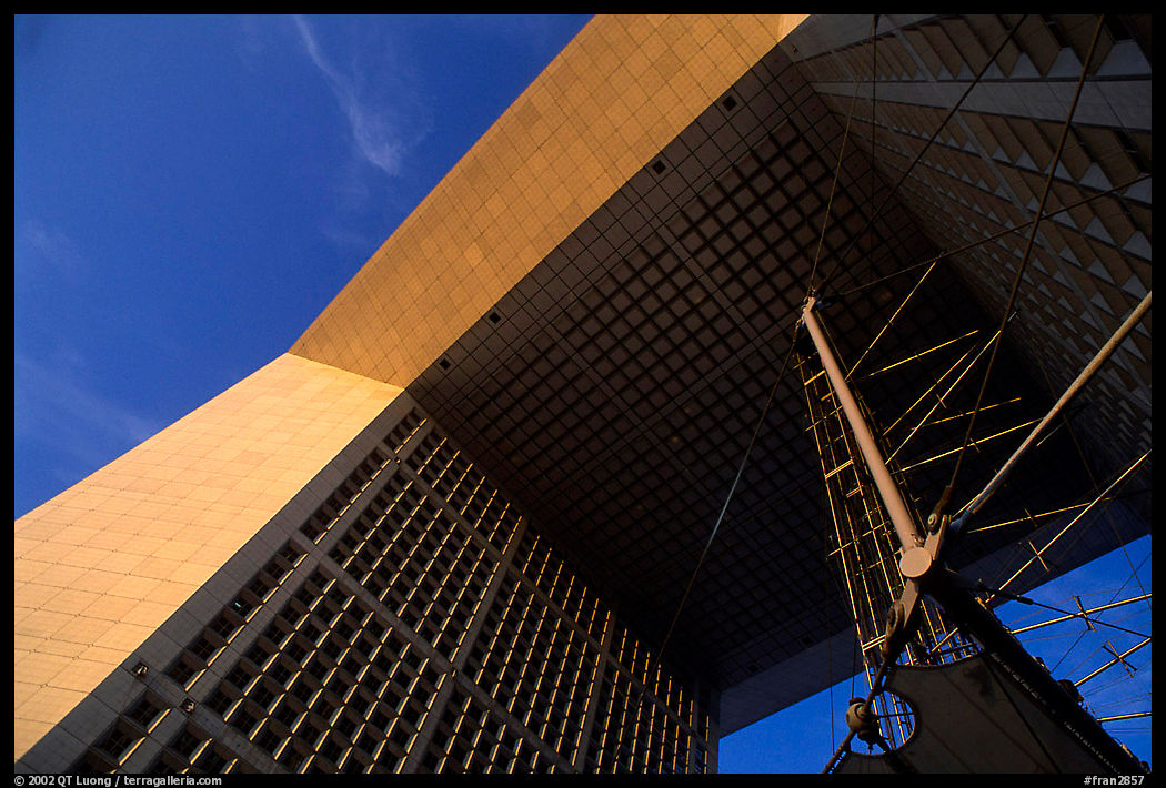 Grande Arche de la Defense. France