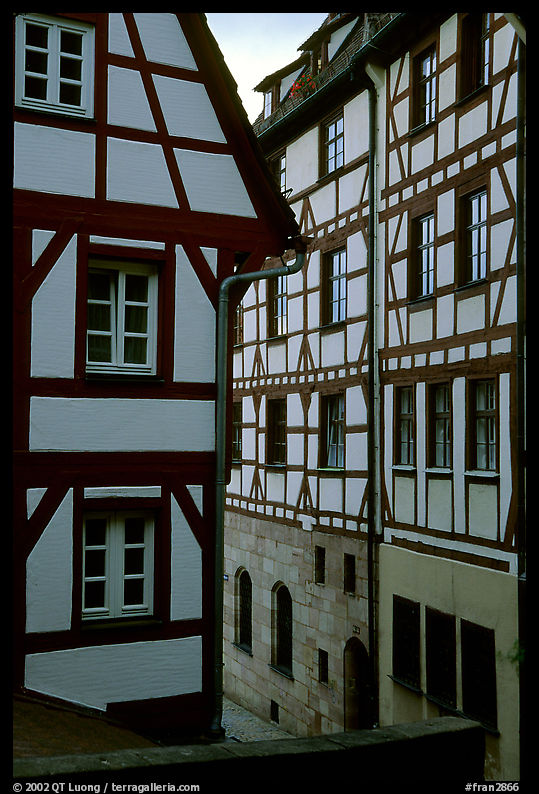 Half-timbered houses. Strasbourg, Alsace, France