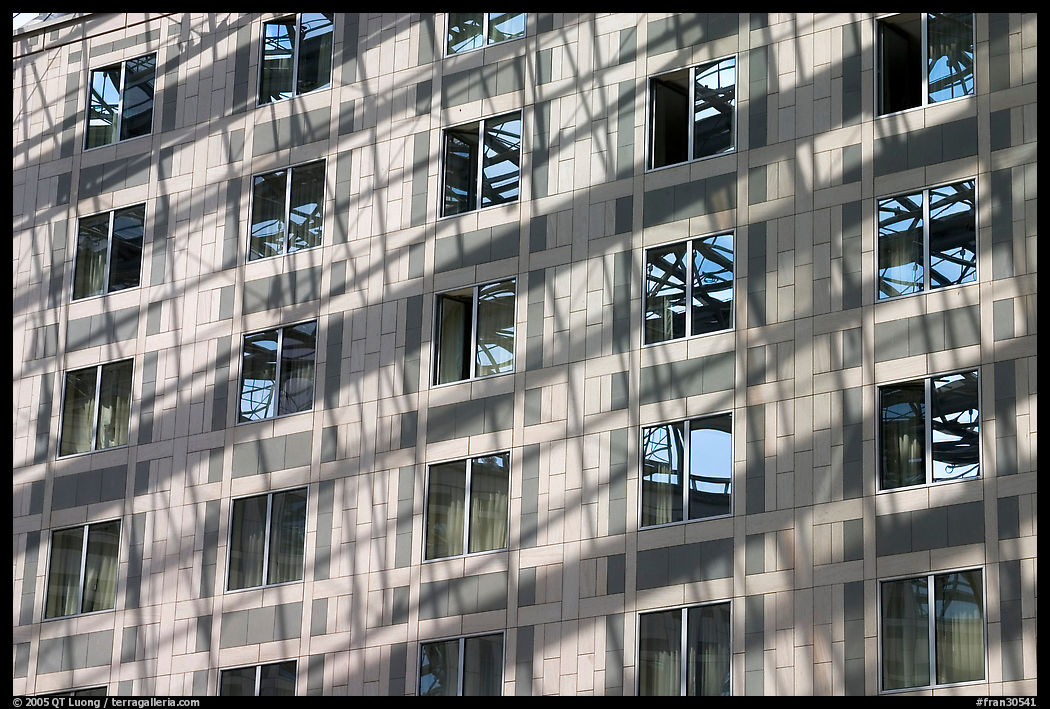 Detail of Grand Ecran building. Paris, France