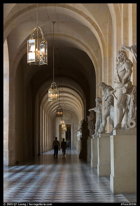 Versailles Palace corridor. France