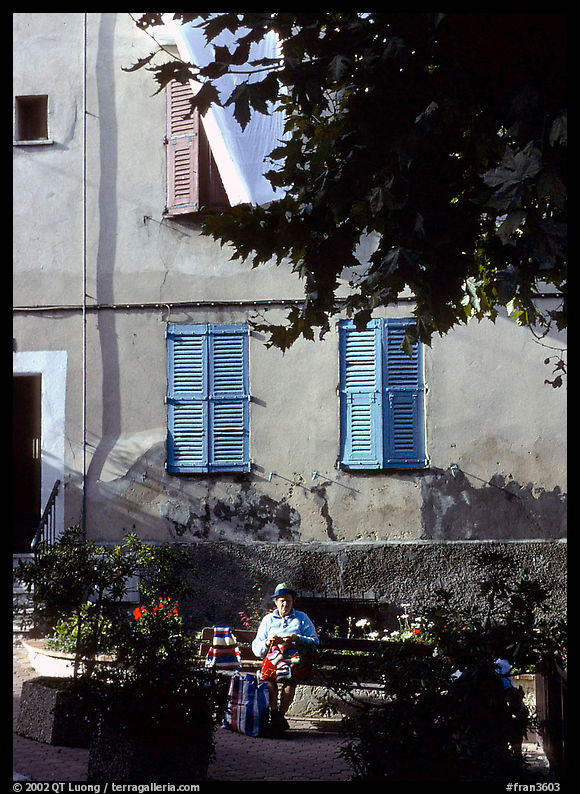 Street scene in Vallauris. Maritime Alps, France