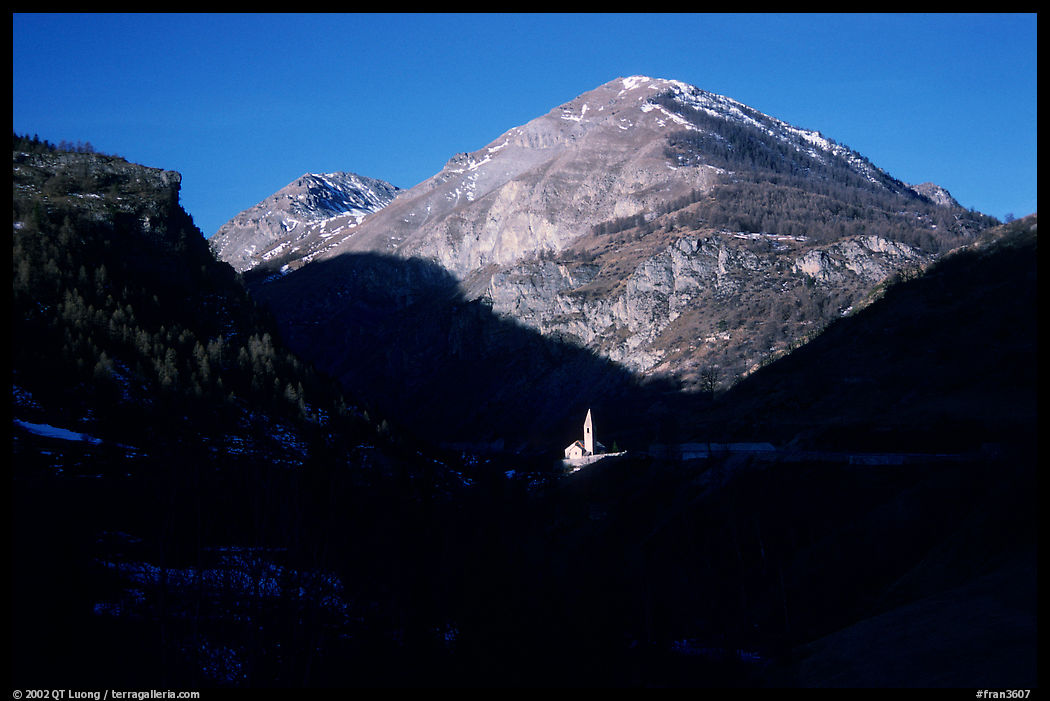 Church of Saint Dalmas le Selvage. Maritime Alps, France