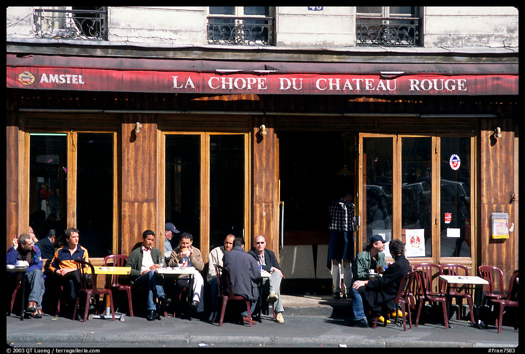 Cafe, Montmartre. Paris, France