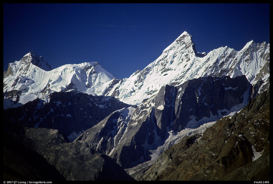 Snowy peaks, Himachal Pradesh. India