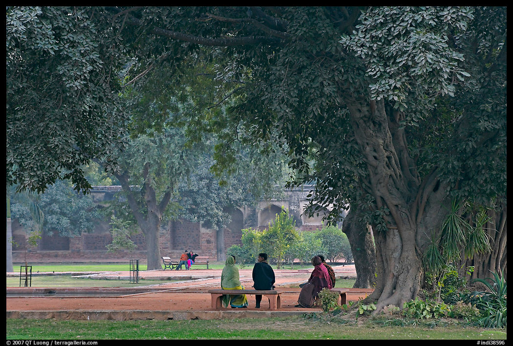 Gardens of Humayun's tomb. New Delhi, India