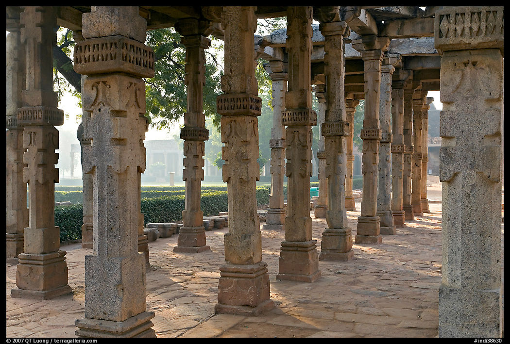 Colonade, Qutb complex. New Delhi, India