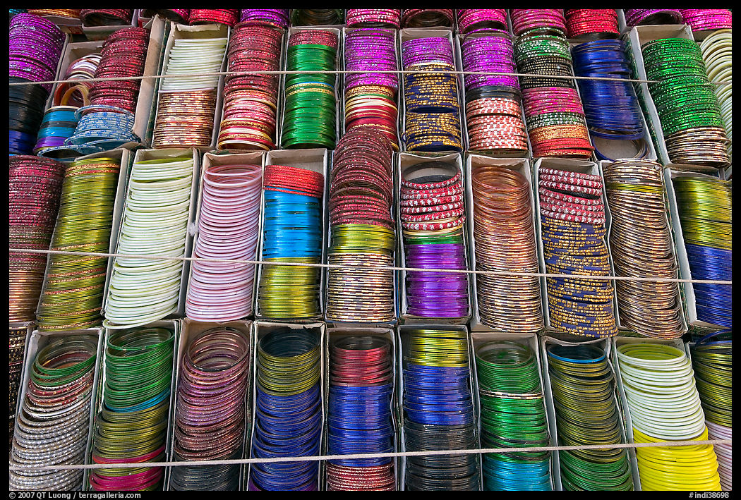 Bangles for sale. Jodhpur, Rajasthan, India