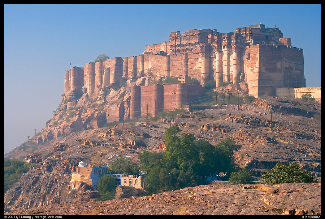 Mehrangarh Fort. Jodhpur, Rajasthan, India