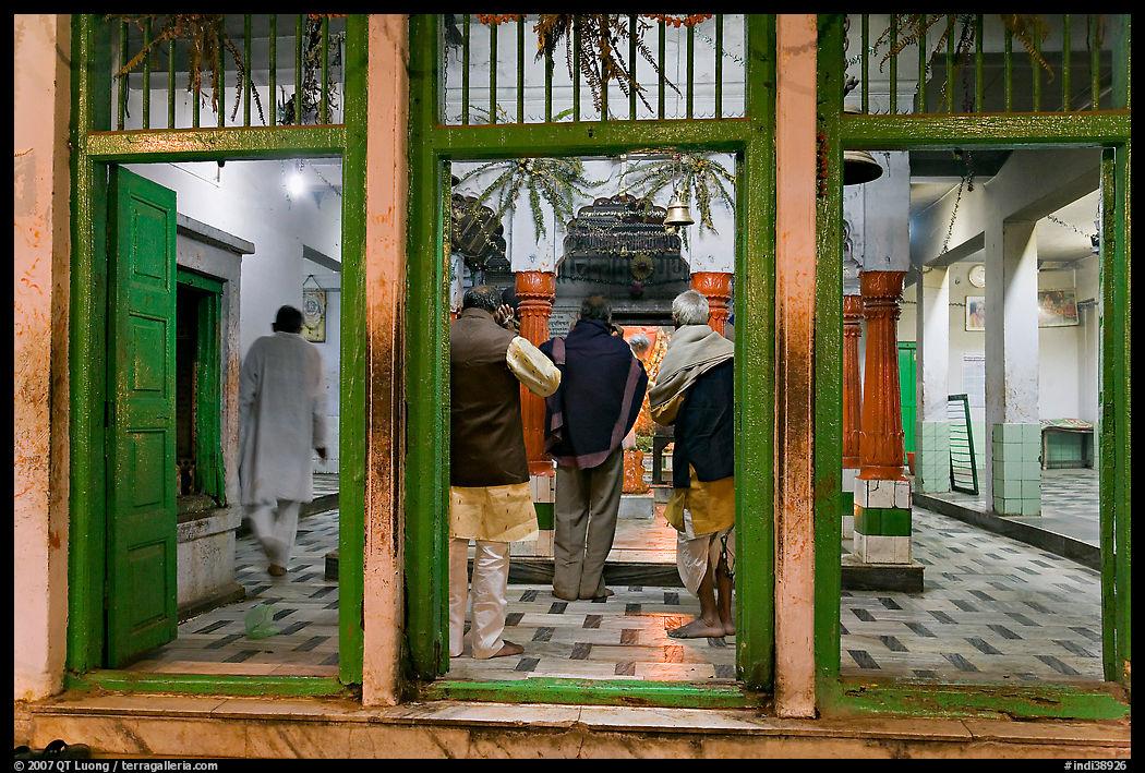 Old city temple. Varanasi, Uttar Pradesh, India