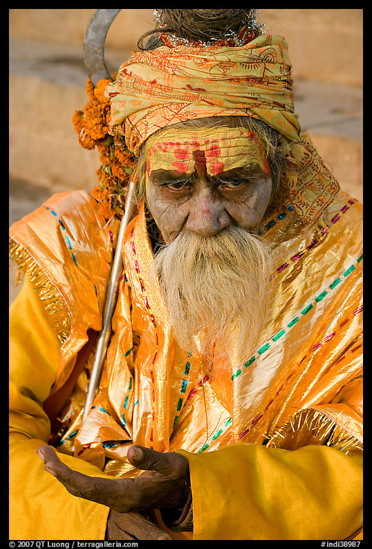 Sadhu. Varanasi, Uttar Pradesh, India