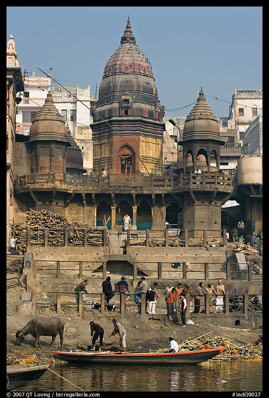 Manikarnika Ghat. Varanasi, Uttar Pradesh, India