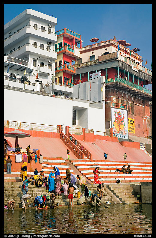 Ganga River at Meer Ghat. Varanasi, Uttar Pradesh, India