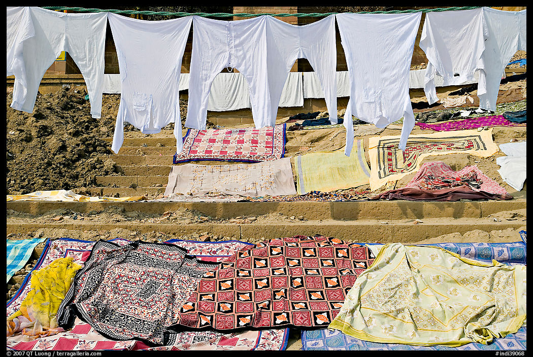 Laundry. Varanasi, Uttar Pradesh, India