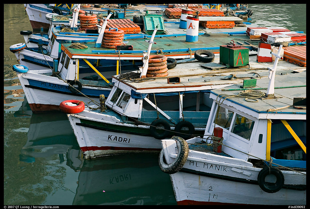 Tour boats. Mumbai, Maharashtra, India