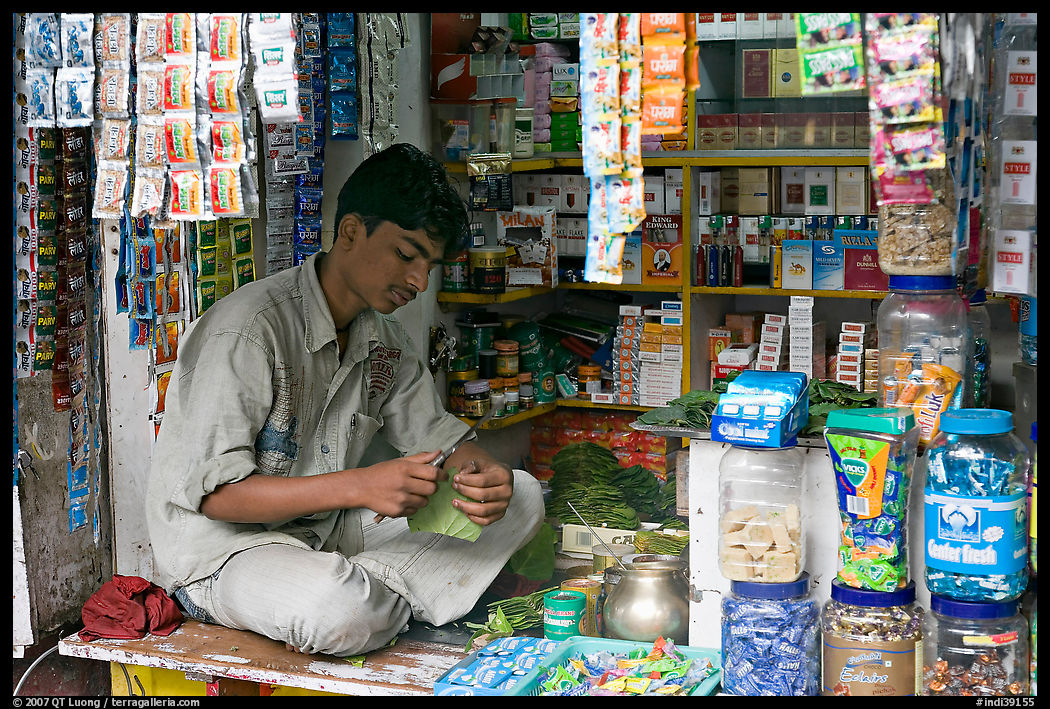 Street vendor. Mumbai, Maharashtra, India