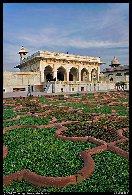 Anguri Bagh and Khas Mahal, Agra Fort. Agra, Uttar Pradesh, India
