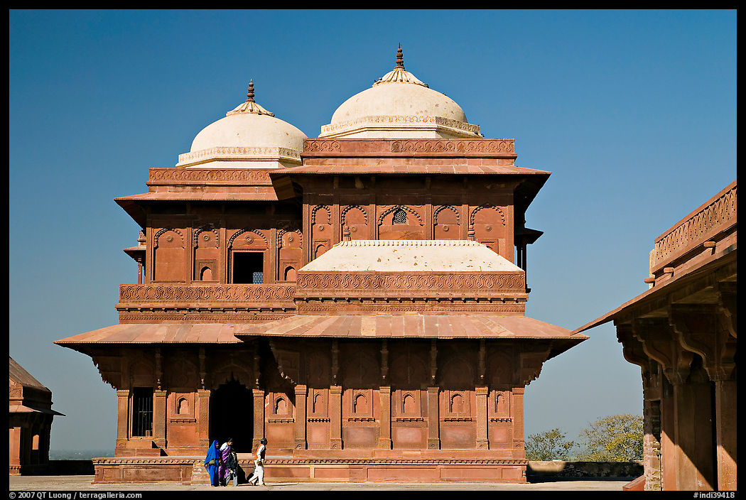 Birbal Bhavan. Fatehpur Sikri, Uttar Pradesh, India